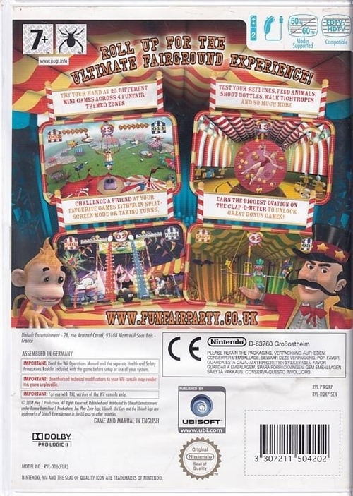 FunFair Party - Wii (B Grade) (Genbrug)